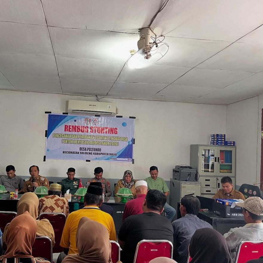 Rembug Stunting Desa Polenro: Sinergi Lintas Sektor untuk RKPDes 2026 yang Berpihak pada Kesehatan A